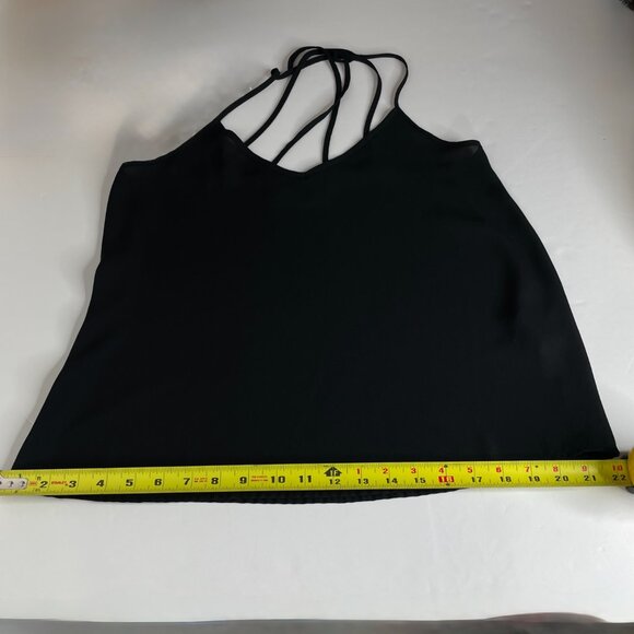 Hollister Women’s Black Spaghetti Strap Camisole Size Small Crossback and Flowy - Picture 11 of 13
